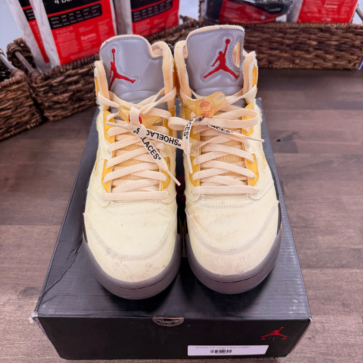 Jordan 5 Retro Off-White Sail - Image 2