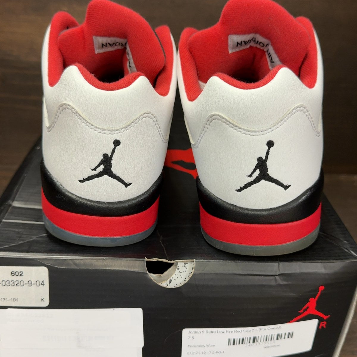 Jordan 5 Retro Low Fire Red - Image 5