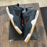 Jordan 4 Retro Laser Black Gum - Image 1