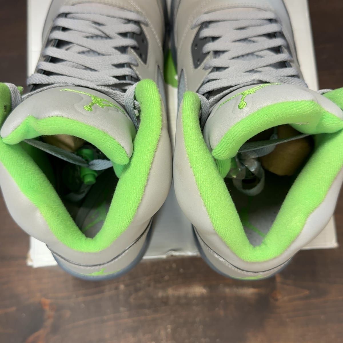 Jordan 5 Retro Green Bean (2022) Size 11 (Pre-Owned) - aux
