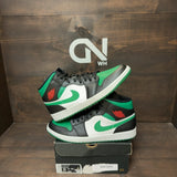Jordan 1 Mid Green Toe Size 13 (Pre-Owned) - Image 1