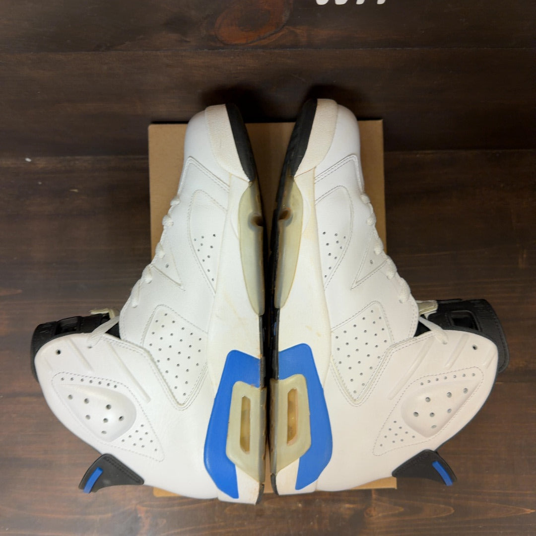 Jordan 6 Retro Sport Blue (2014) Size 13 (Pre-Owned) - Image 5