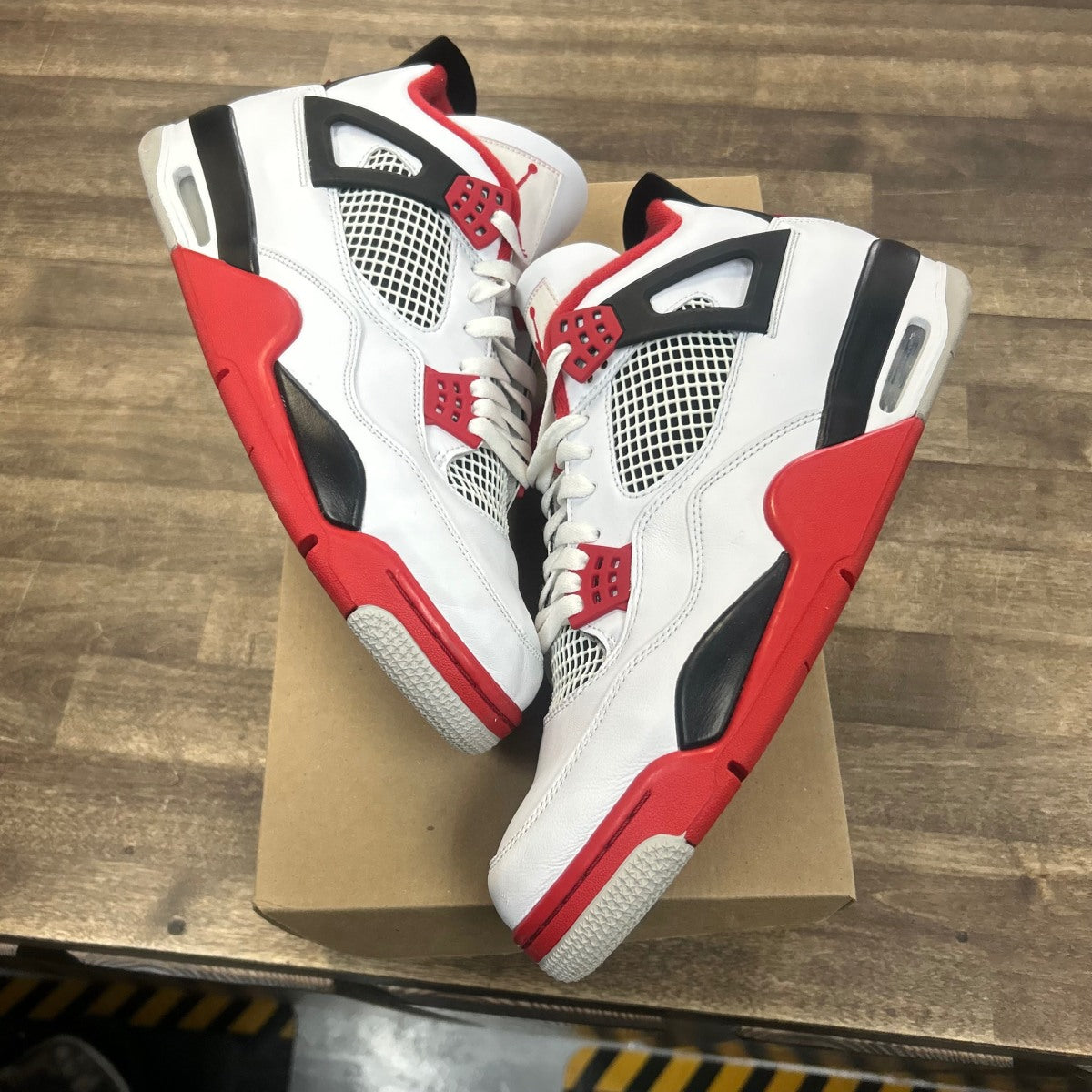 Jordan 4 Retro Fire Red (2020) Size 13 (Pre-Owned) - Image 1