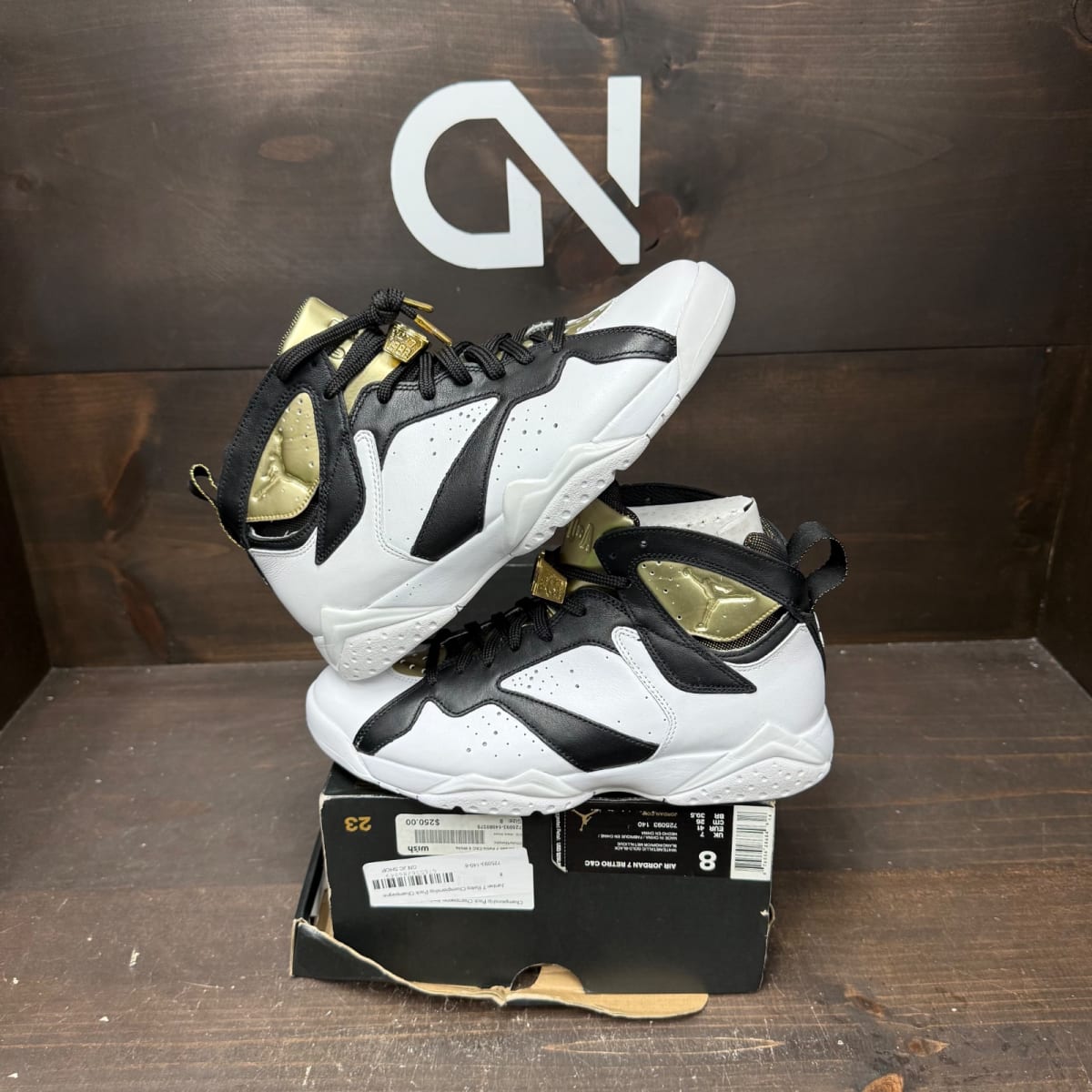 Jordan 7 Retro Championship Pack Champagne Size 10.5 - front