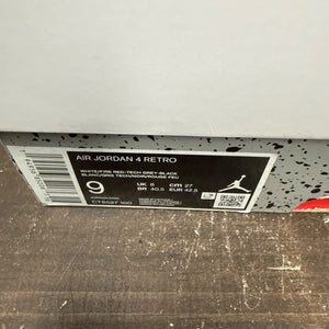 Jordan 4 Retro White Oreo (2021) Size 9 - aux