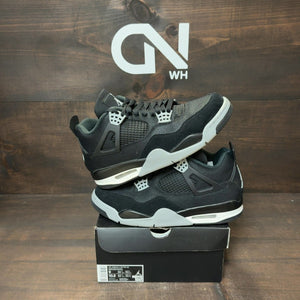 Jordan 4 Retro SE Black Canvas - Image 1