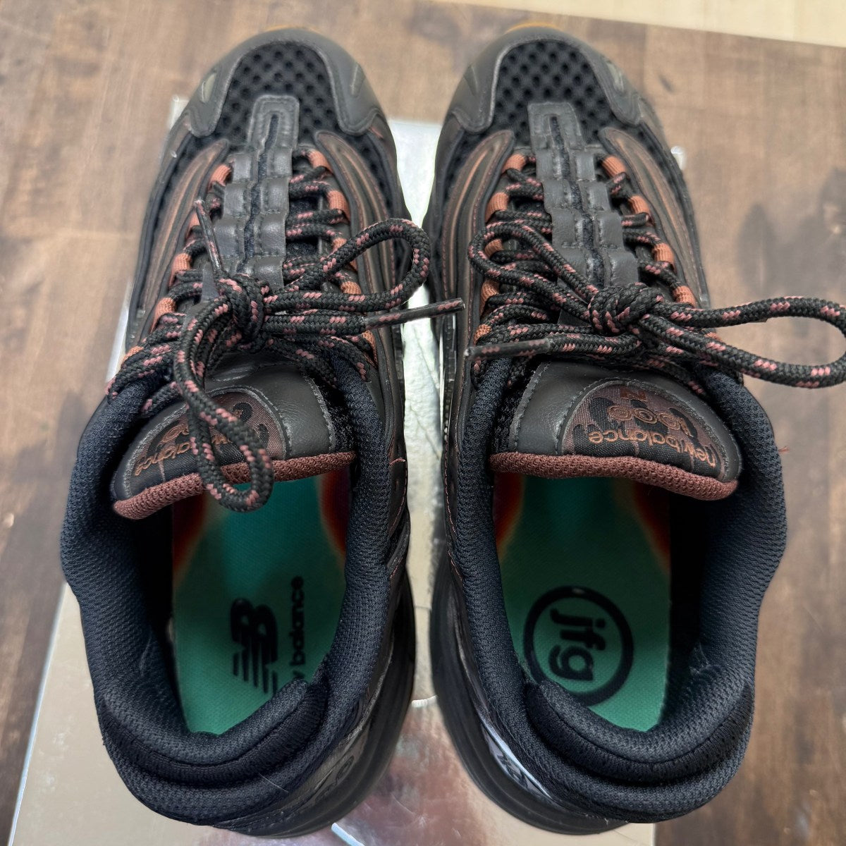 New Balance 1000 Joe Freshgoods When Things Were Pure Black Ice - Image 4