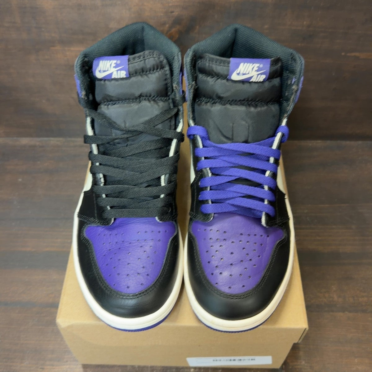 Jordan 1 Retro High Court Purple Size 9 (Pre-Owned) - Image 3
