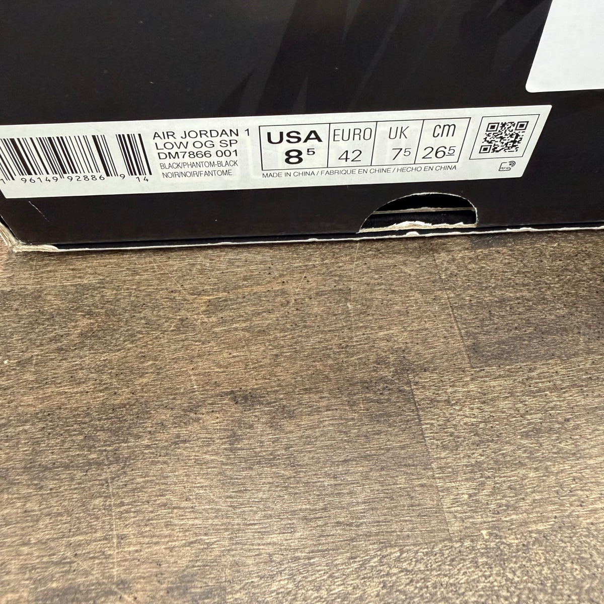 Jordan 1 Retro Low OG SP Travis Scott Black Phantom - Image 7