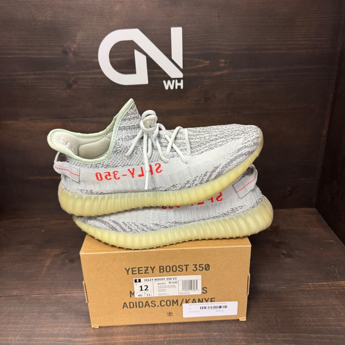 adidas Yeezy Boost 350 V2 Blue Tint - Image 1