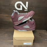 Jordan 5 Retro Burgundy (2023) Size 10 (Pre-Owned) - front