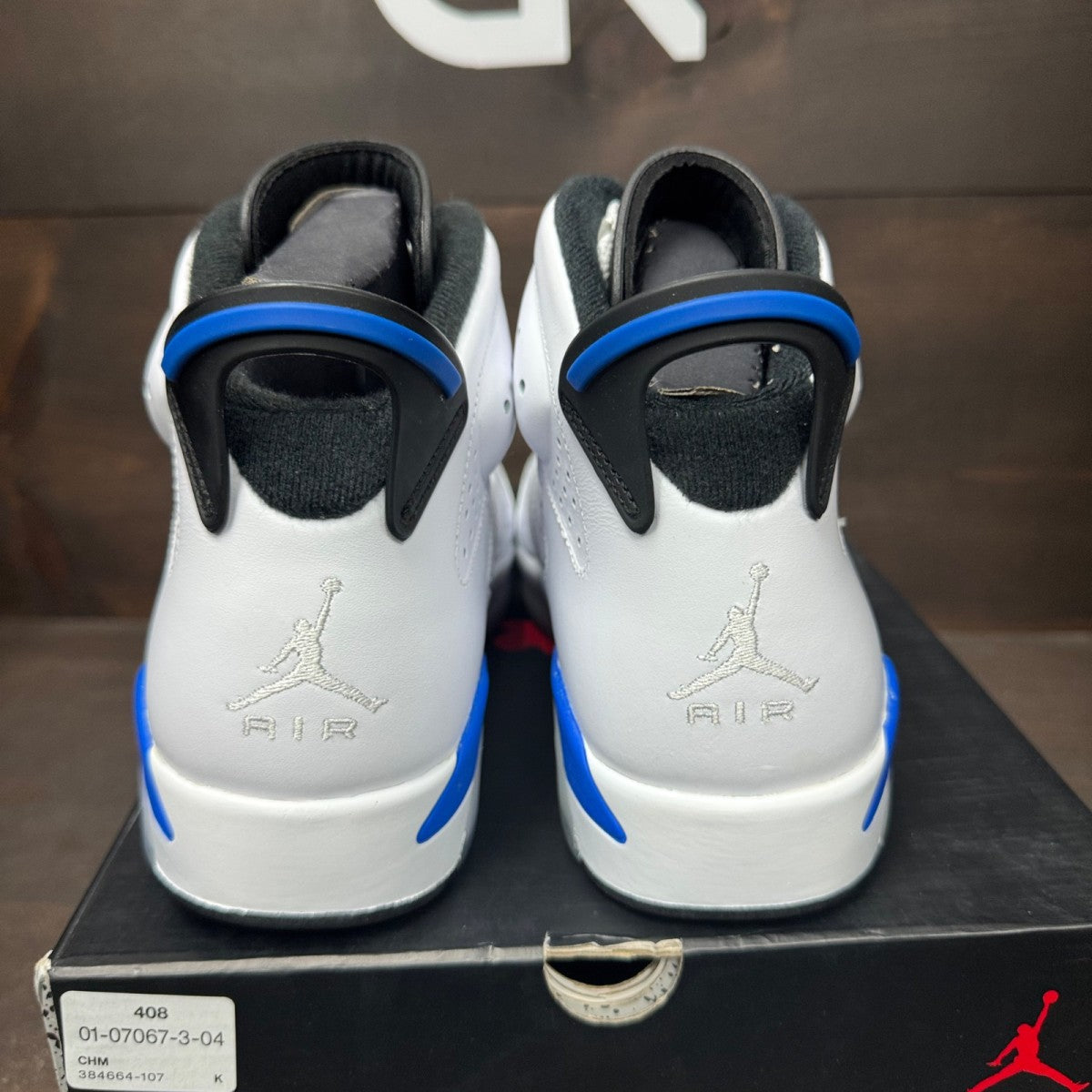 Jordan 6 Retro Sport Blue (2014) Size 8.5 - sole