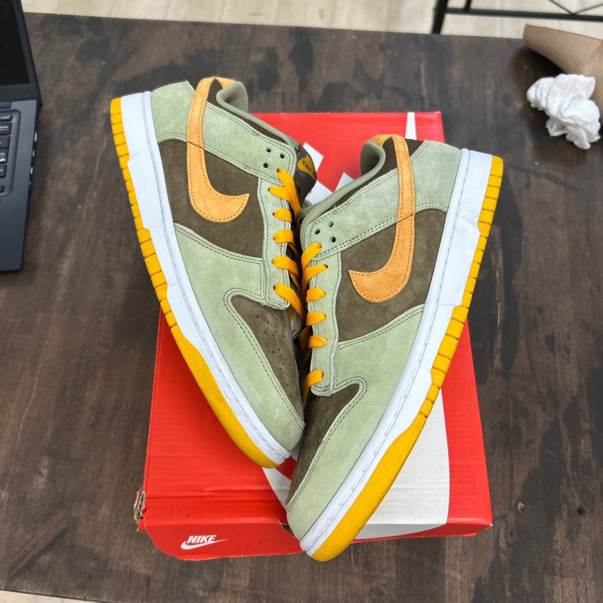 Nike Dunk Low Dusty Olive Size 11 (Pre-Owned) - Image 1