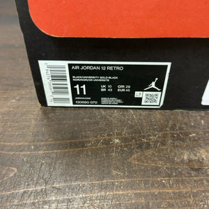 Jordan 12 Retro Black University Gold Size 11 (Pre-Owned) - aux