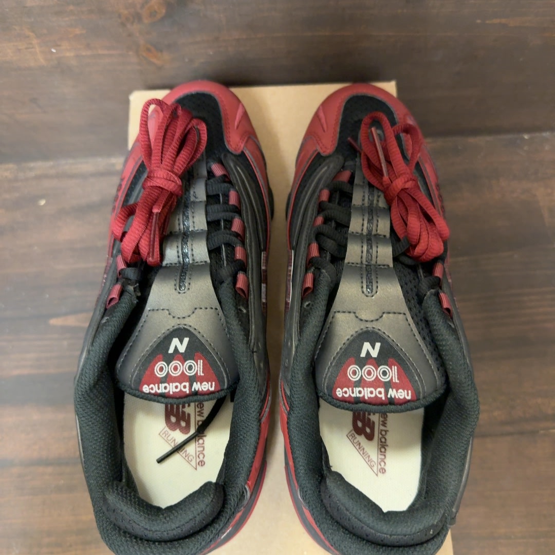 New Balance 1000 Black Burgundy Size 8.5 (Pre-Owned) - Image 5