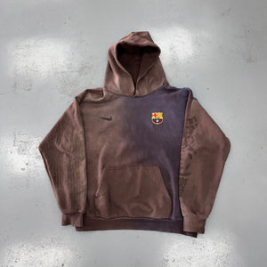 Travis Scott x Nike x FC Barcelona Spray Logo Hoodie Black Size XL (Pre-Owned) - Image 1