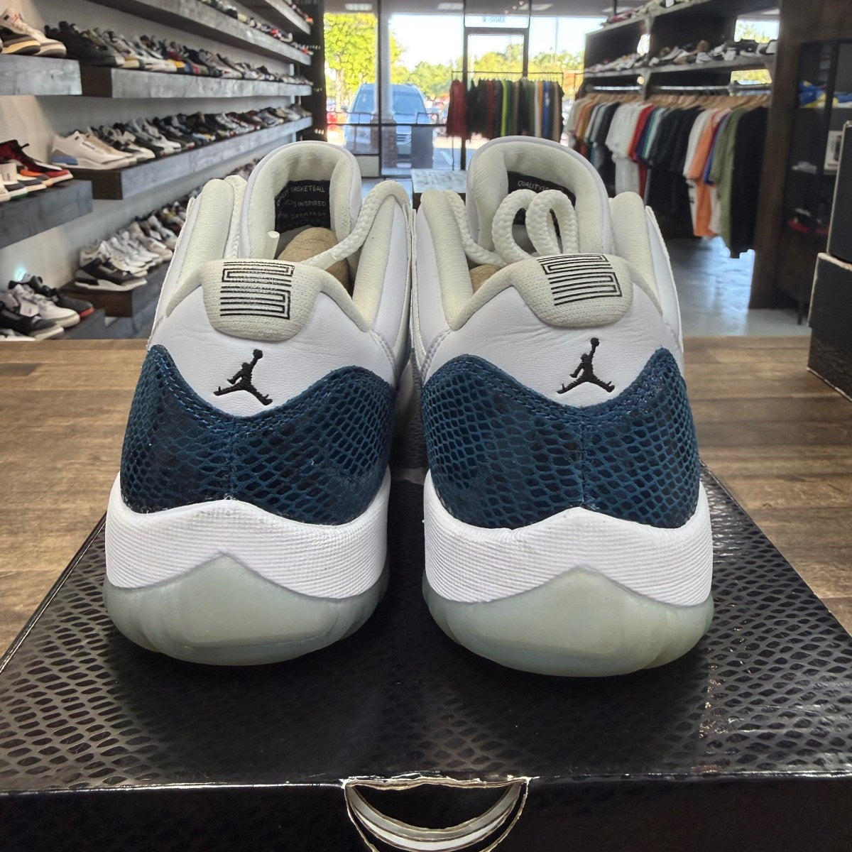 Jordan 11 Retro Low Snake Navy (2019) - Image 4