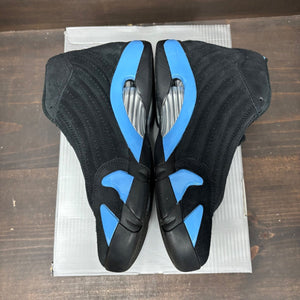 Jordan 14 Retro Black University Blue (2026) Size 9 (Pre-Owned) - tag