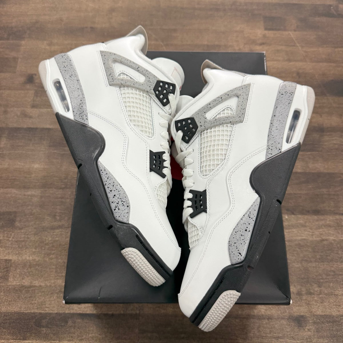Jordan 4 Retro White Cement (2025) Size 13 (Pre-Owned) - Image 1