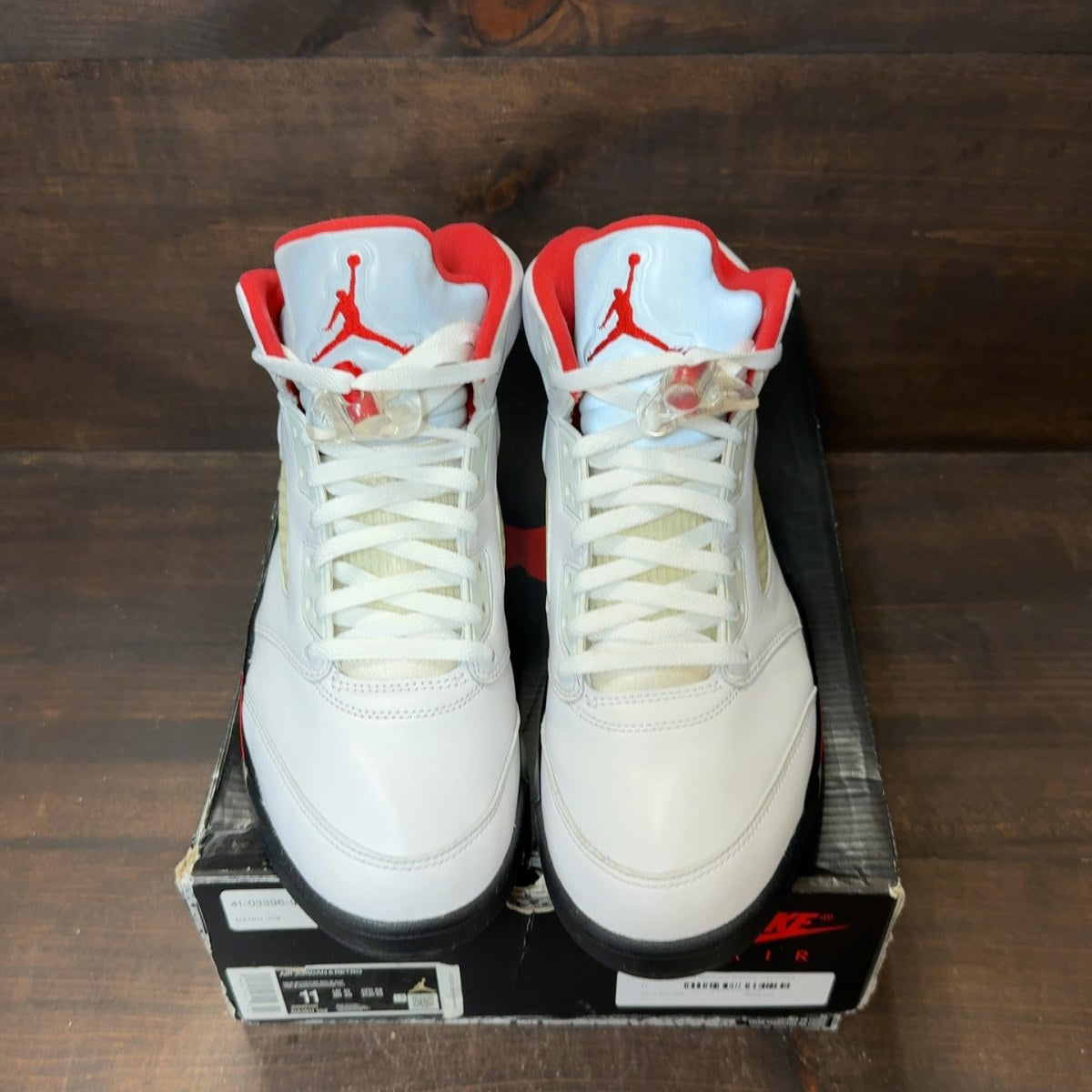 Jordan 5 Retro Fire Red Silver Tongue (2020) - Image 3