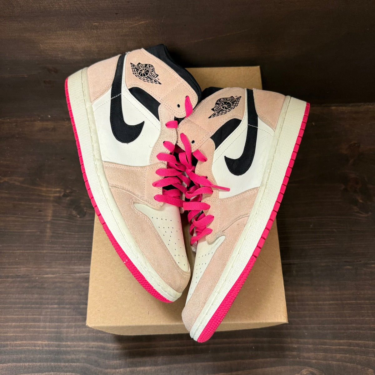 Jordan 1 Mid Crimson Tint Size 11 (Pre-Owned) - Image 7