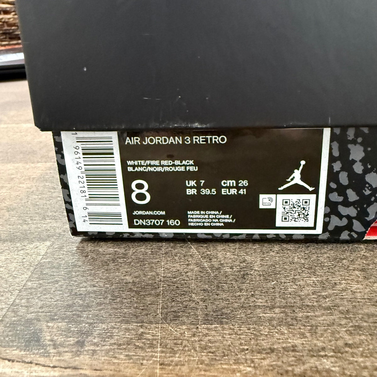 Jordan 3 Retro Fire Red (2022) - Image 6