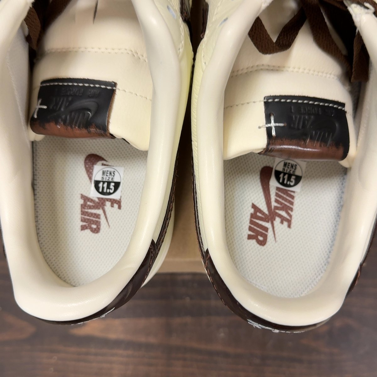 Nike Air Force 1 Low '07 Soft Pearl Brown Croc Size 11.5 - aux