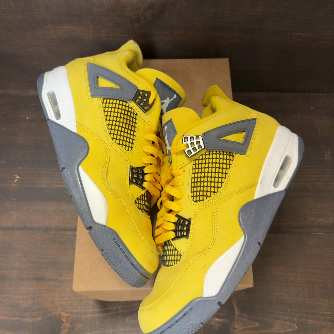 Jordan 4 Retro Lightning (2021) Size 11.5 (Pre-Owned) - Image 2