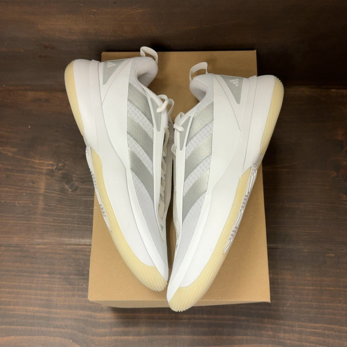 adidas Subzone Cloud White Silver Metallic Size 10.5 (Pre-Owned) - Image 2
