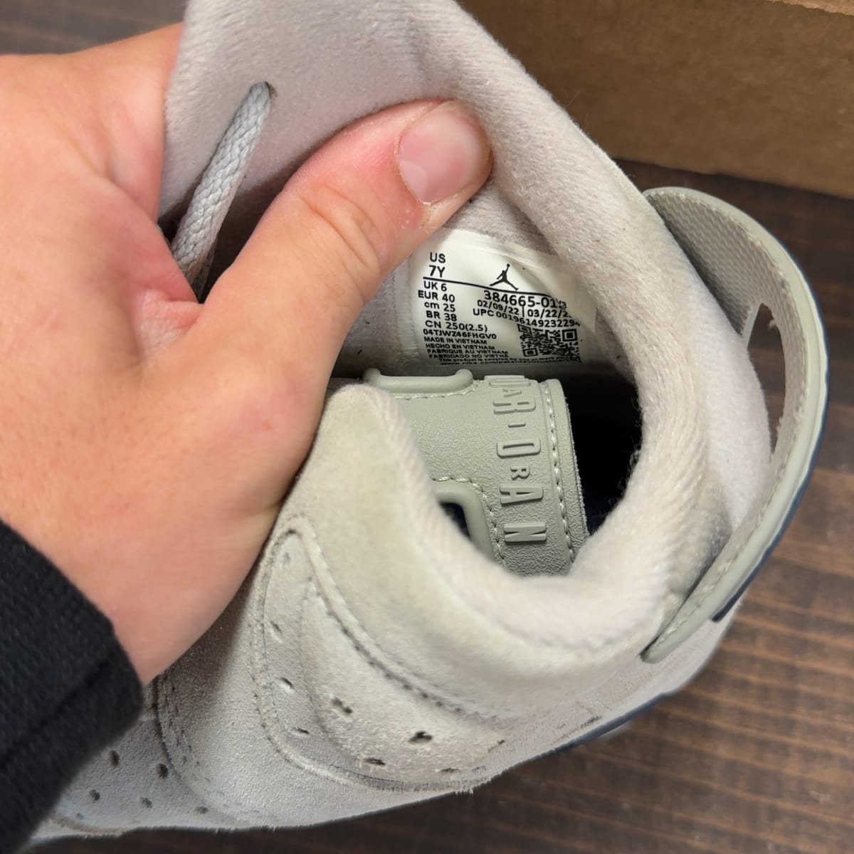 Jordan 6 Retro Georgetown (2022) (GS) Size 7Y (Pre-Owned) - aux