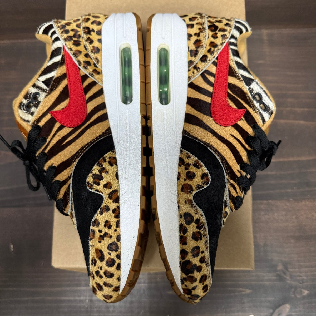 Nike Air Max 1 atmos Animal Pack 2.0 (All Black Box) (2018) Size 9.5 (Pre-Owned) - Image 3
