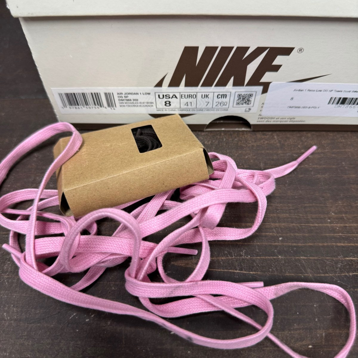 Jordan 1 Retro Low OG SP Travis Scott Velvet Brown - Image 7