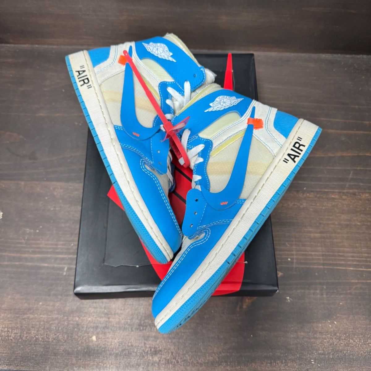 Jordan 1 Retro High Off-White University Blue - Image 2