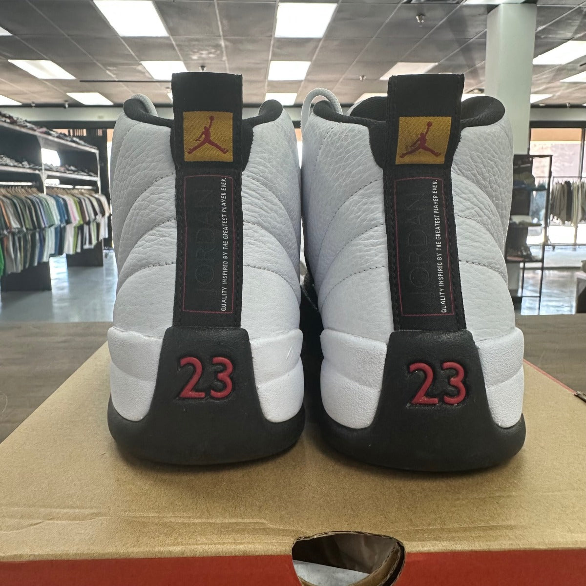Jordan 12 Retro Taxi (2025) Size 10 (Pre-Owned) - Image 4
