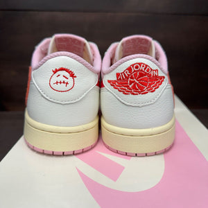 Jordan 1 Retro Low OG SP Travis Scott Sail Tropical Pink Size 7.5 (Pre-Owned) - sole