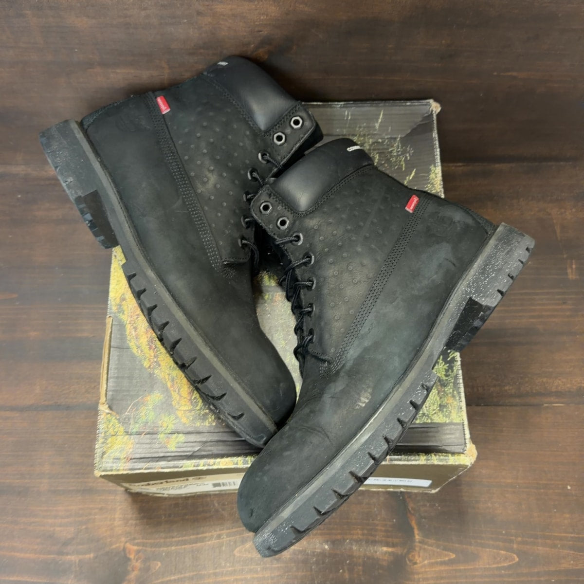 Timberland 6" Boot Supreme x Comme des Garcons Black - Image 2