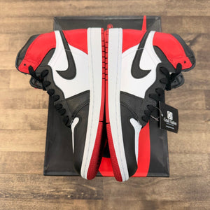 Jordan 1 Retro High Satin Black Toe (Women's) - Image 3