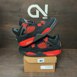 Jordan 4 Retro Red Thunder Size 12 (Pre-Owned) - Image 1