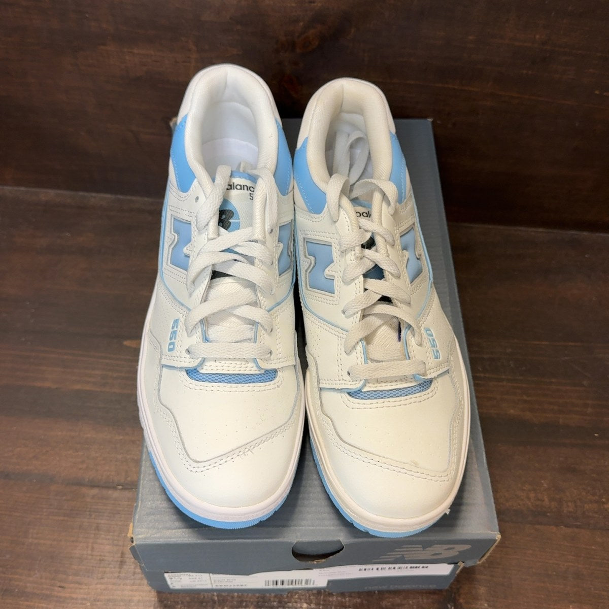 New Balance 550 UNC White Dusk Blue (Women's) - Image 3