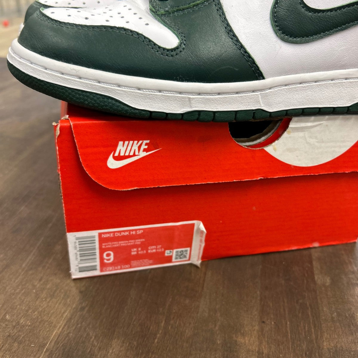 Nike Dunk High Spartan Green - Image 12