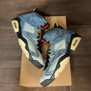 Jordan 6 Retro Washed Denim Size 9 (Pre-Owned) - Image 2