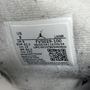 Jordan 4 Retro White Cement (2025) Size 9 (Pre-Owned) - aux
