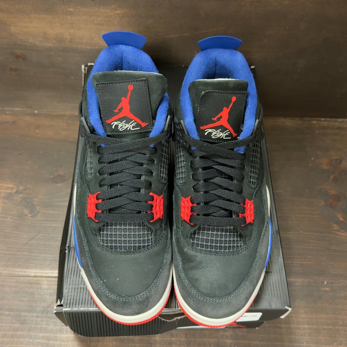 Jordan 4 Retro Rare Air (White Lettering) Size 8.5 (Pre-Owned) - tag