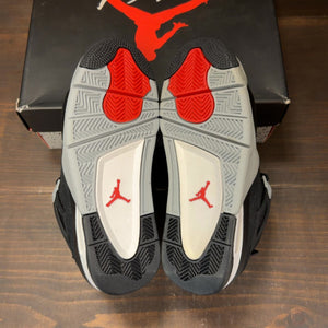 Jordan 4 Retro Black Canvas (GS) Size 5Y (Pre-Owned) - aux