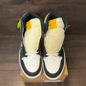 Jordan 1 Retro High White Black Volt University Gold Size 13 - Image 3