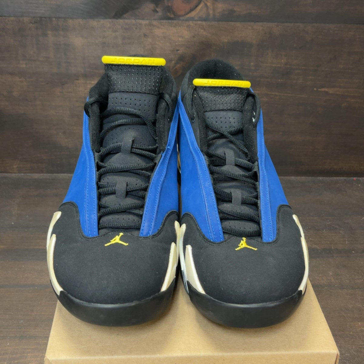 Jordan 14 Retro Low Laney (2015) Size 14 (Pre-Owned) - Image 3