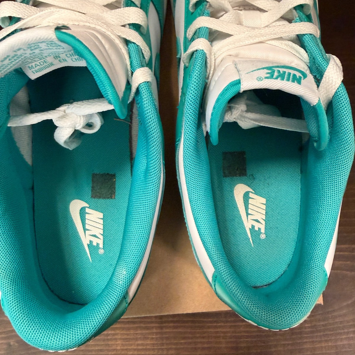 Nike Dunk Low Clear Jade Size 13 (Pre-Owned) - Image 5