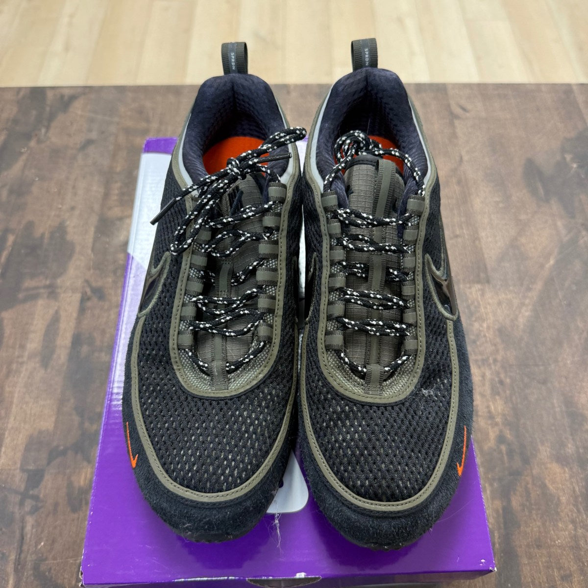 Nike Air Zoom Spiridon Undefeated Cargo Khaki Size 9 (Pre-Owned) - Image 2