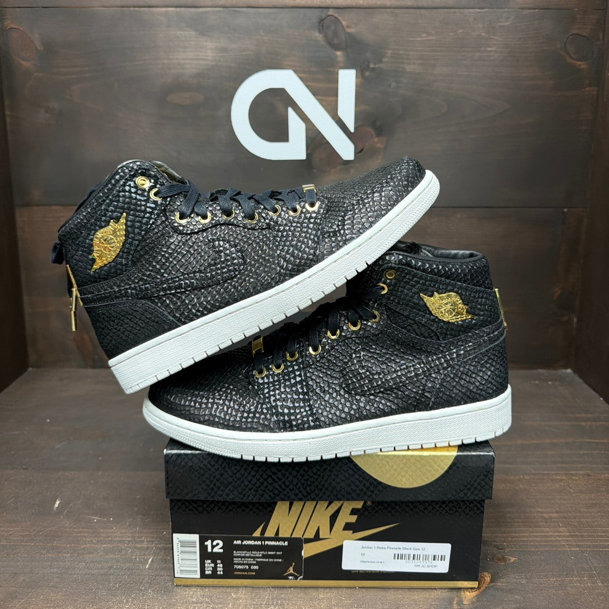 Jordan 1 Retro Pinnacle Black - Image 1