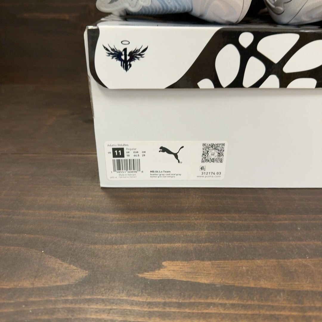 Puma LaMelo Ball MB.04 Lo Team Feather Grey Size 11 (Pre-Owned)
